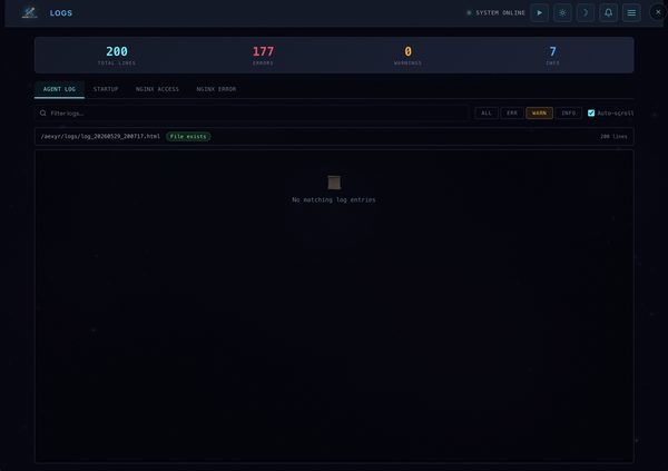 Log Viewer - Dark Theme