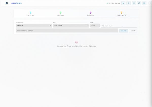 Memory System - Light Theme