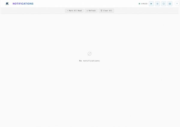 Notifications - Light Theme