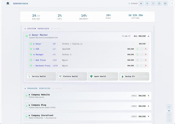 Server Rack - Light Theme